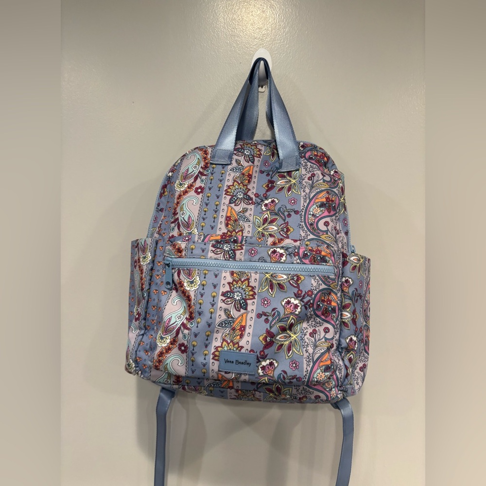 Vera Bradley ReActive Campus Totepack Provence Paisley Stripes, Backpack